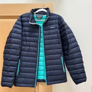 Patagonia Women’s Down Jacket XL - Navy Blue Epic Blue